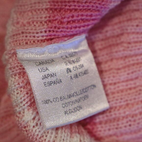 Escada Sport Cotton Pink V-Neck Cardigan Sz S - Picture 8 of 8